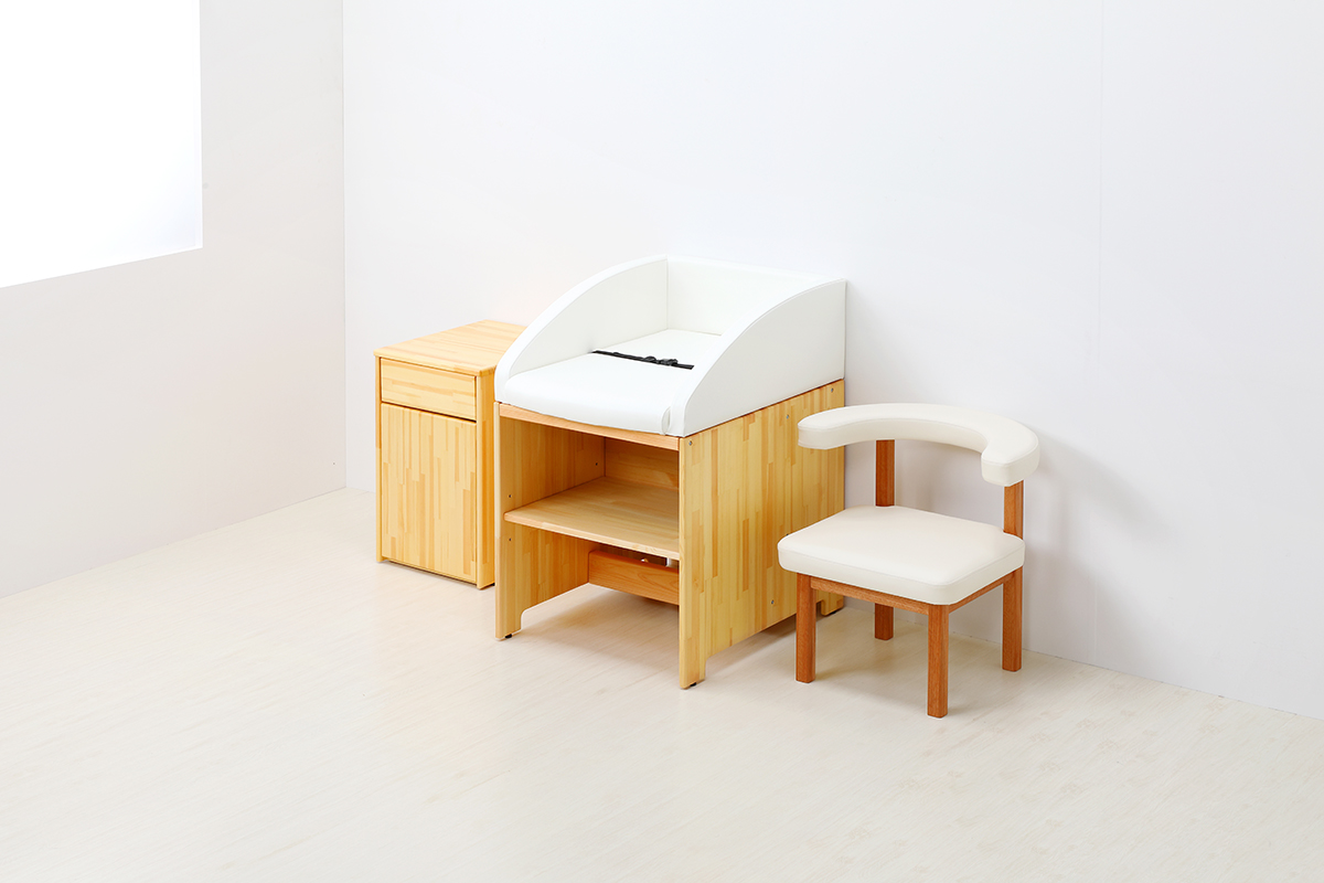 おむつ交換台ダストボックス授乳チェアセット