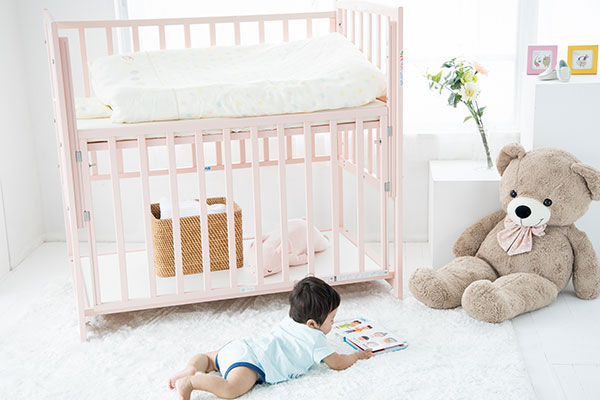 ハイタイプベッド ツーオープンピンク